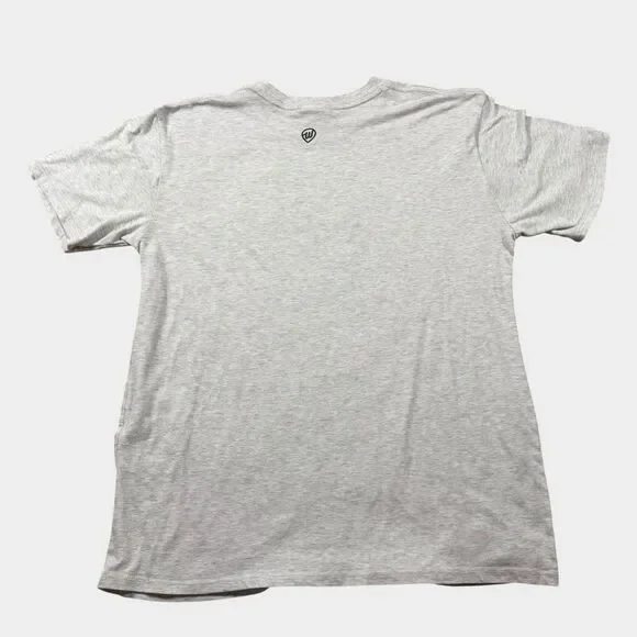 Where I'm From Denver T-Shirt Medium Gray Blue Yellow Made in USA Mens M Tee - Picture 2 of 8